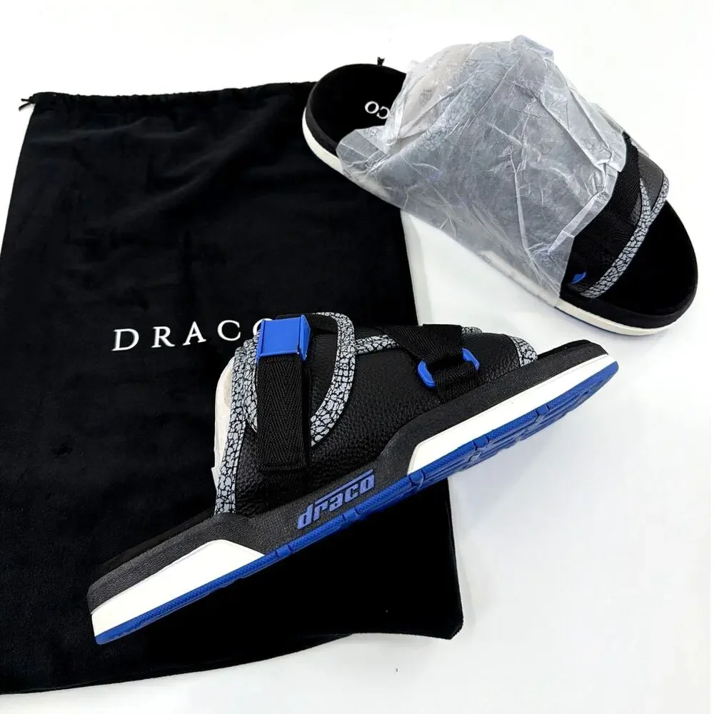 Draco Blue Cement Slide Sandals Size 11-12